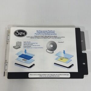 Sizzix Multipurpose Platform 2 Tabs 030512 PLATFORM ONLY 9"x 6"